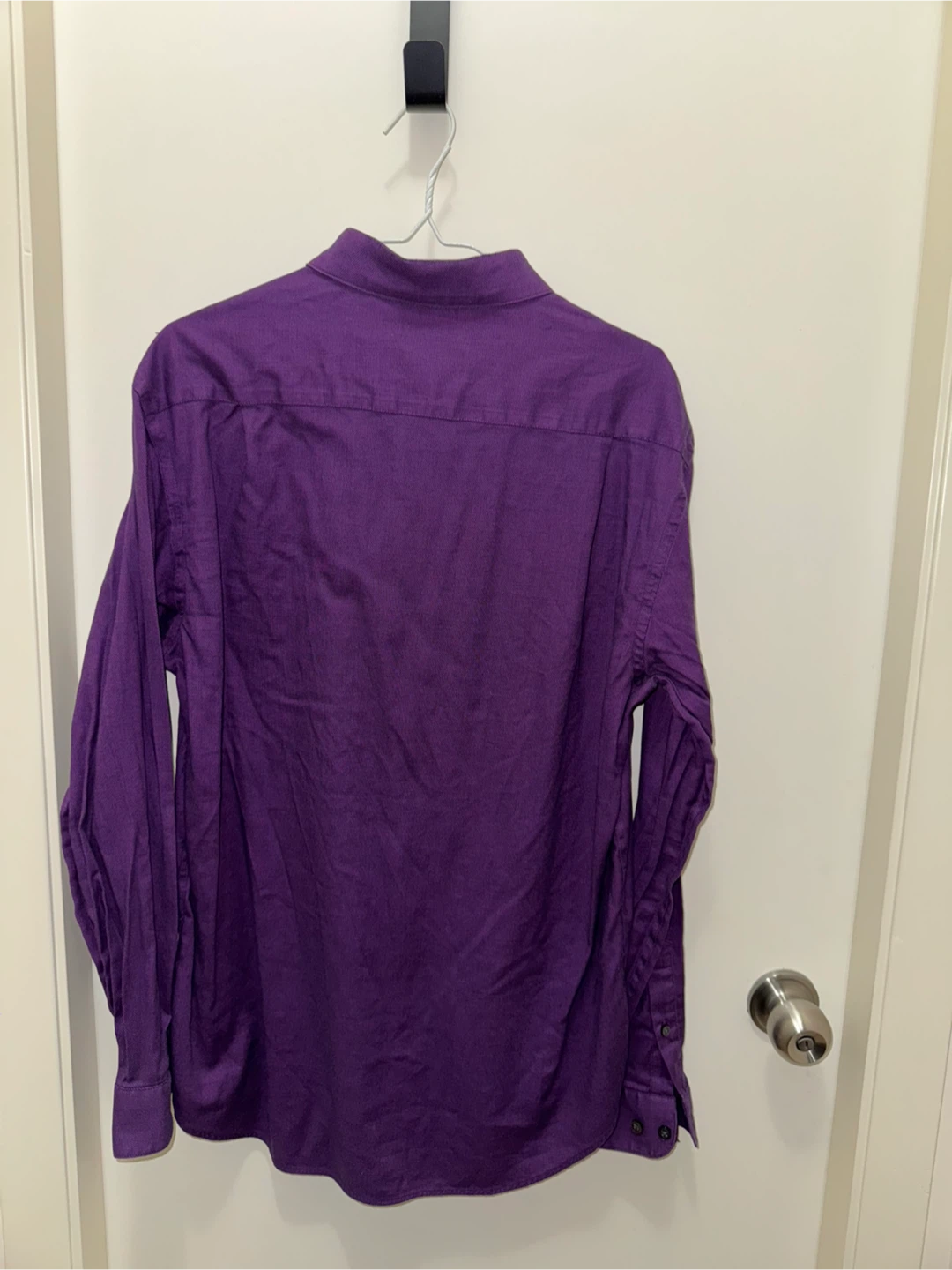 Kenneth Cole AWEARNESS Slim Fit Non-Iron Purple Dress Shirt - photo 2