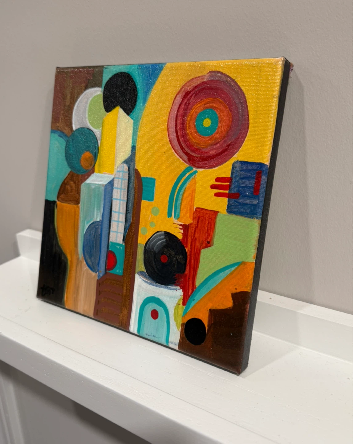 Original Abstract Art Acrylic Painting - photo 2