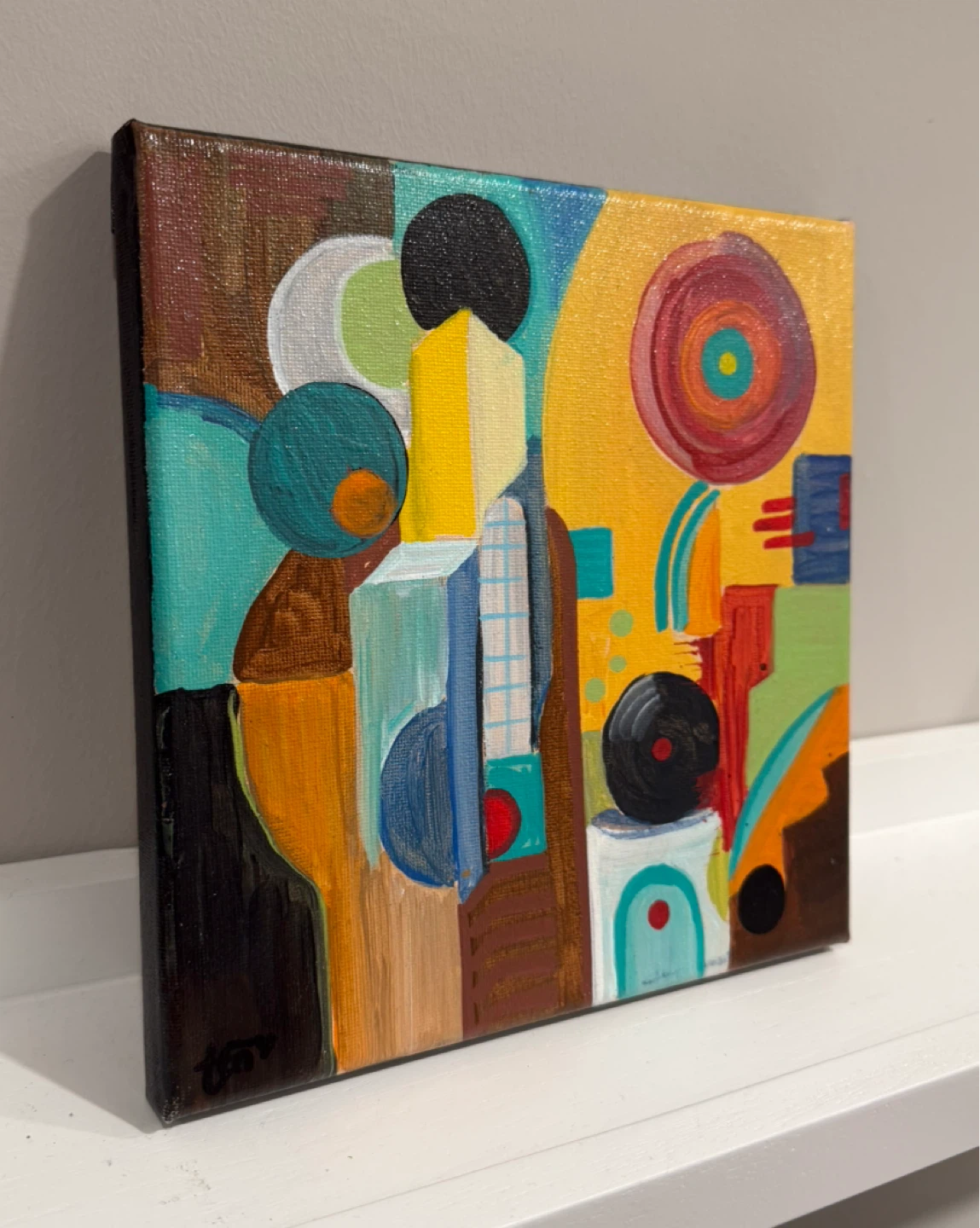 Original Abstract Art Acrylic Painting - photo 3