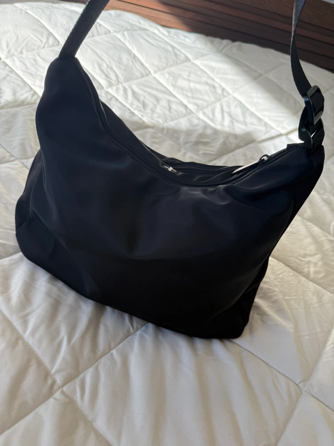 X-Track Black Crossbody Shoulder Bag – Multi-Pocket, RFID - photo 2