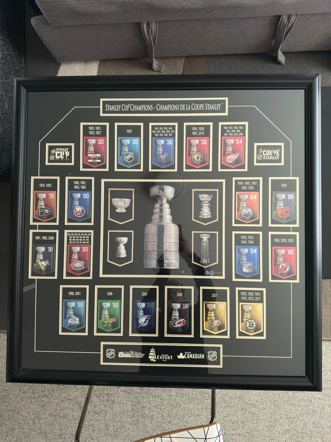 Stanley Cup Champions Framed Display - photo 2