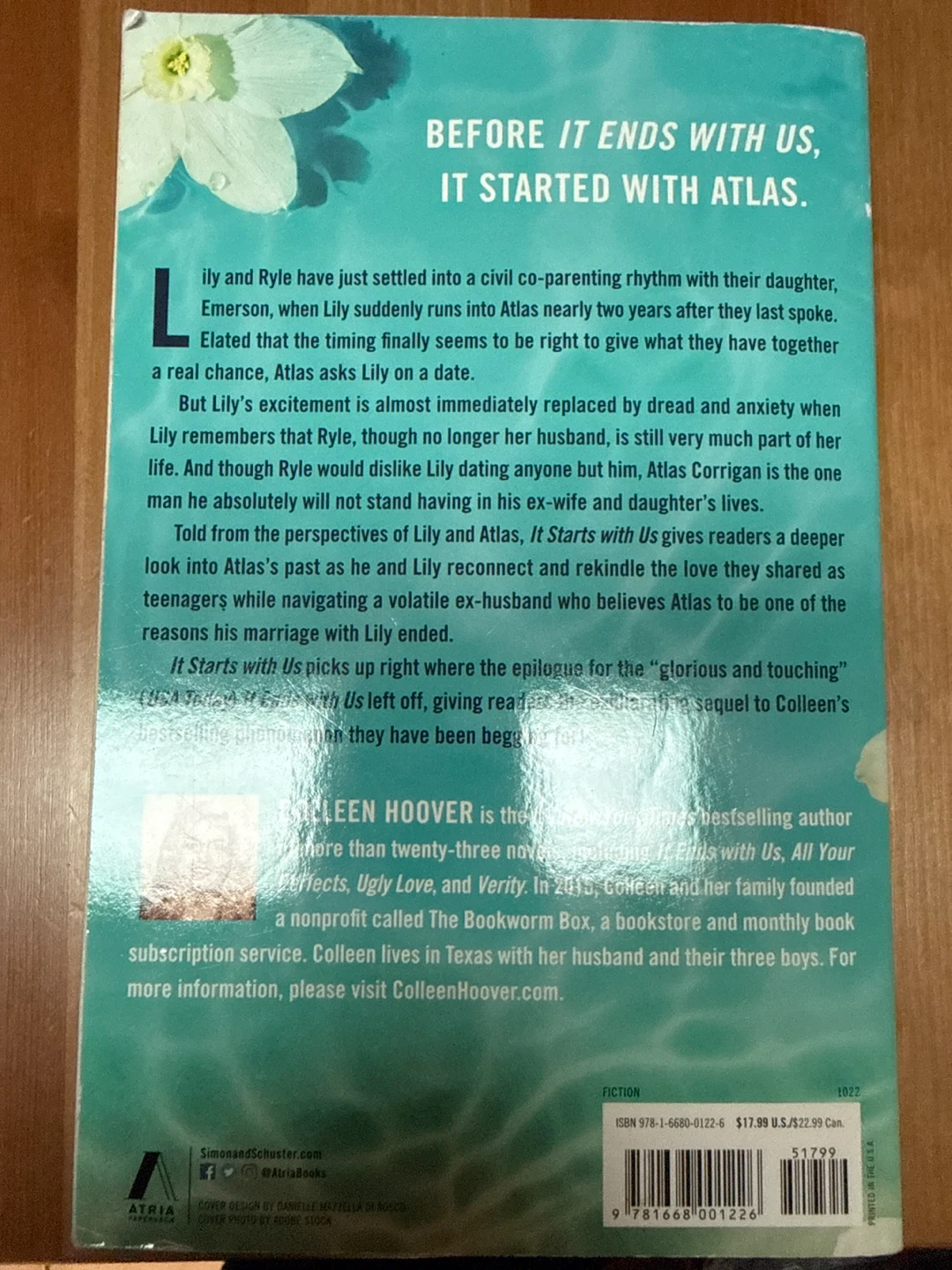 It Starts With Us by Colleen Hoover Novel - photo 2