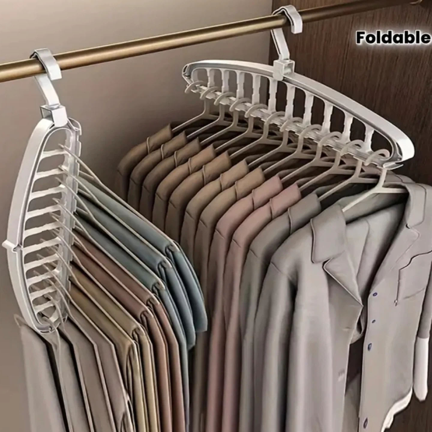 Space saving clothes hangers (set of 18) - photo 3