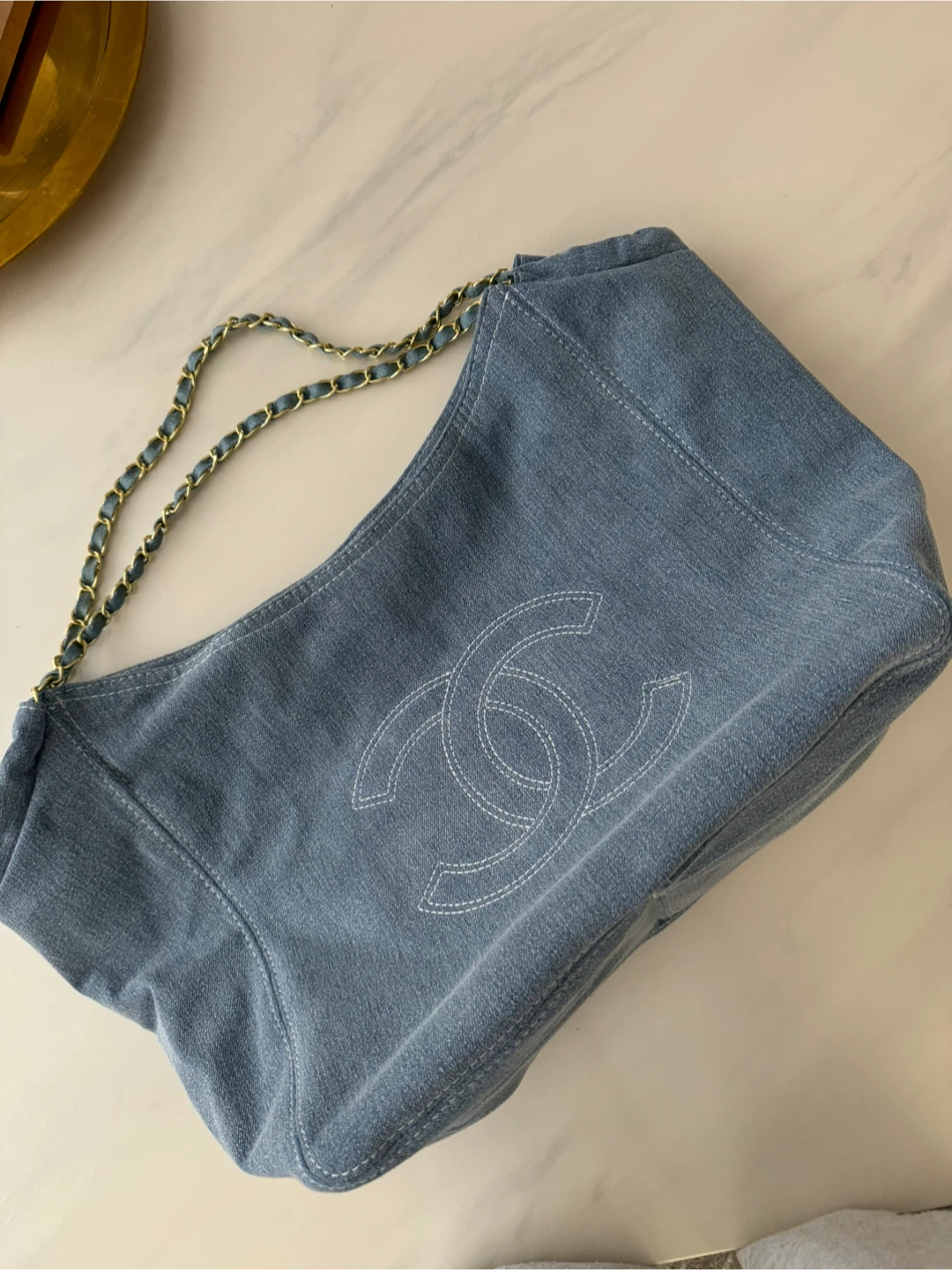 Cс Denim Shoulder Bag - photo 2