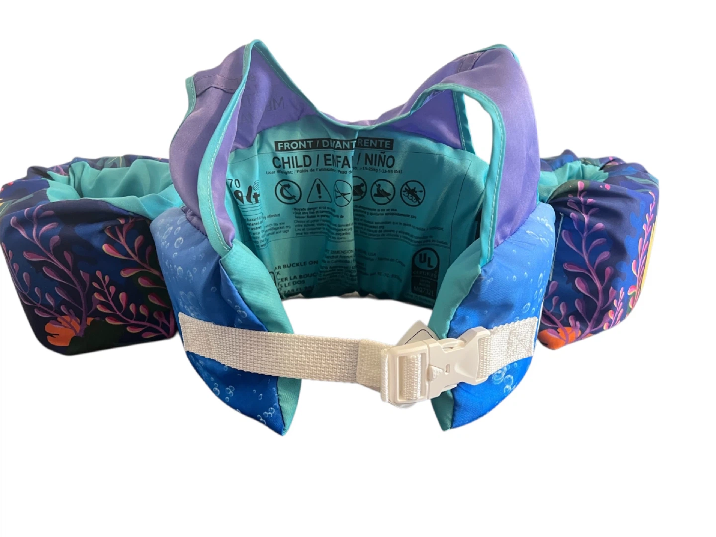 The Little Mermaid Kids Swim Trainer / Life Jacket (33–55 lbs) - photo 5