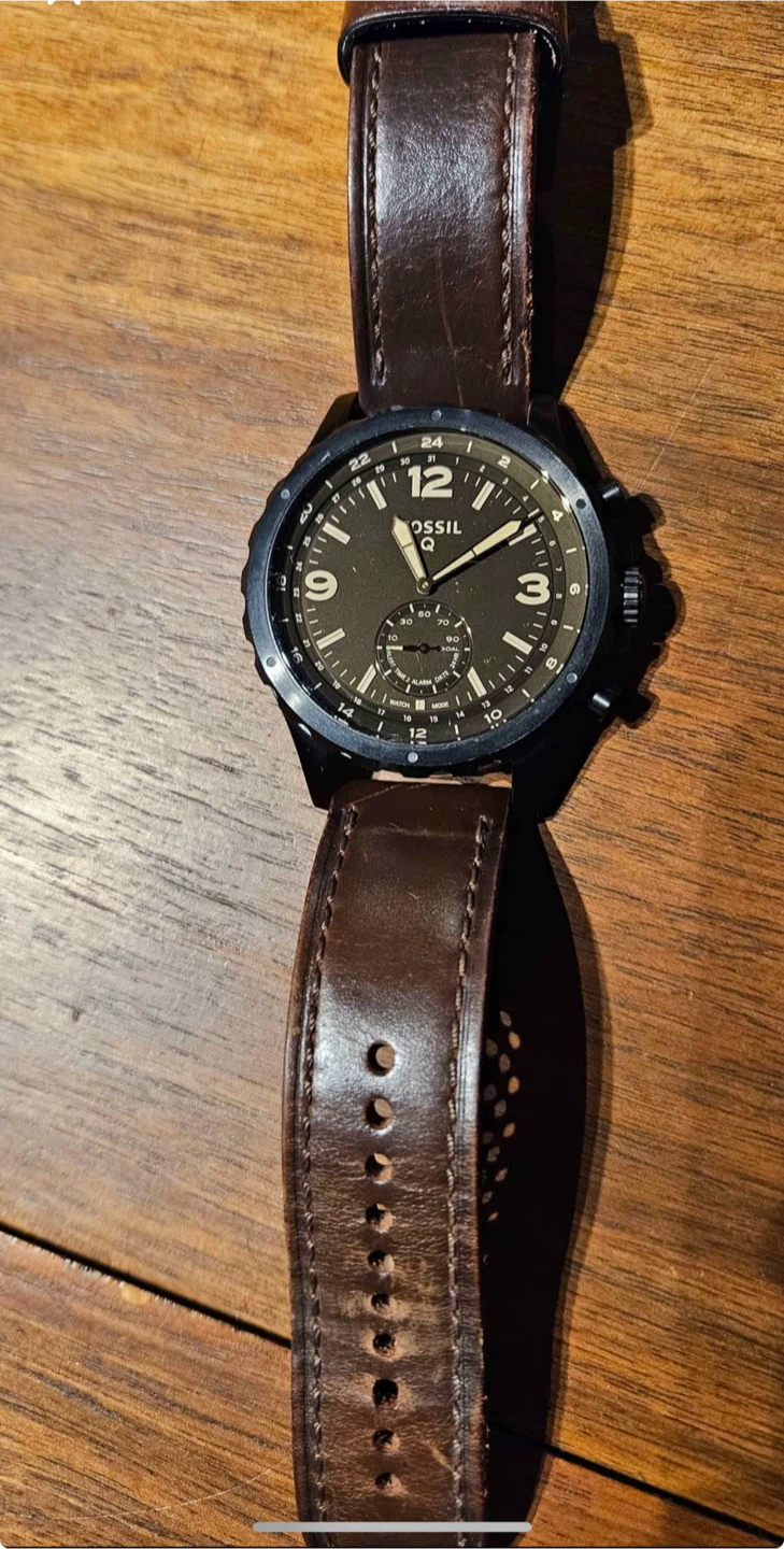 Fossil watch Brown Leather Band