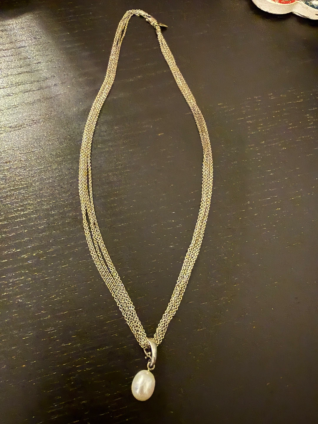 Tina tang  silver and pearl necklace - photo 2