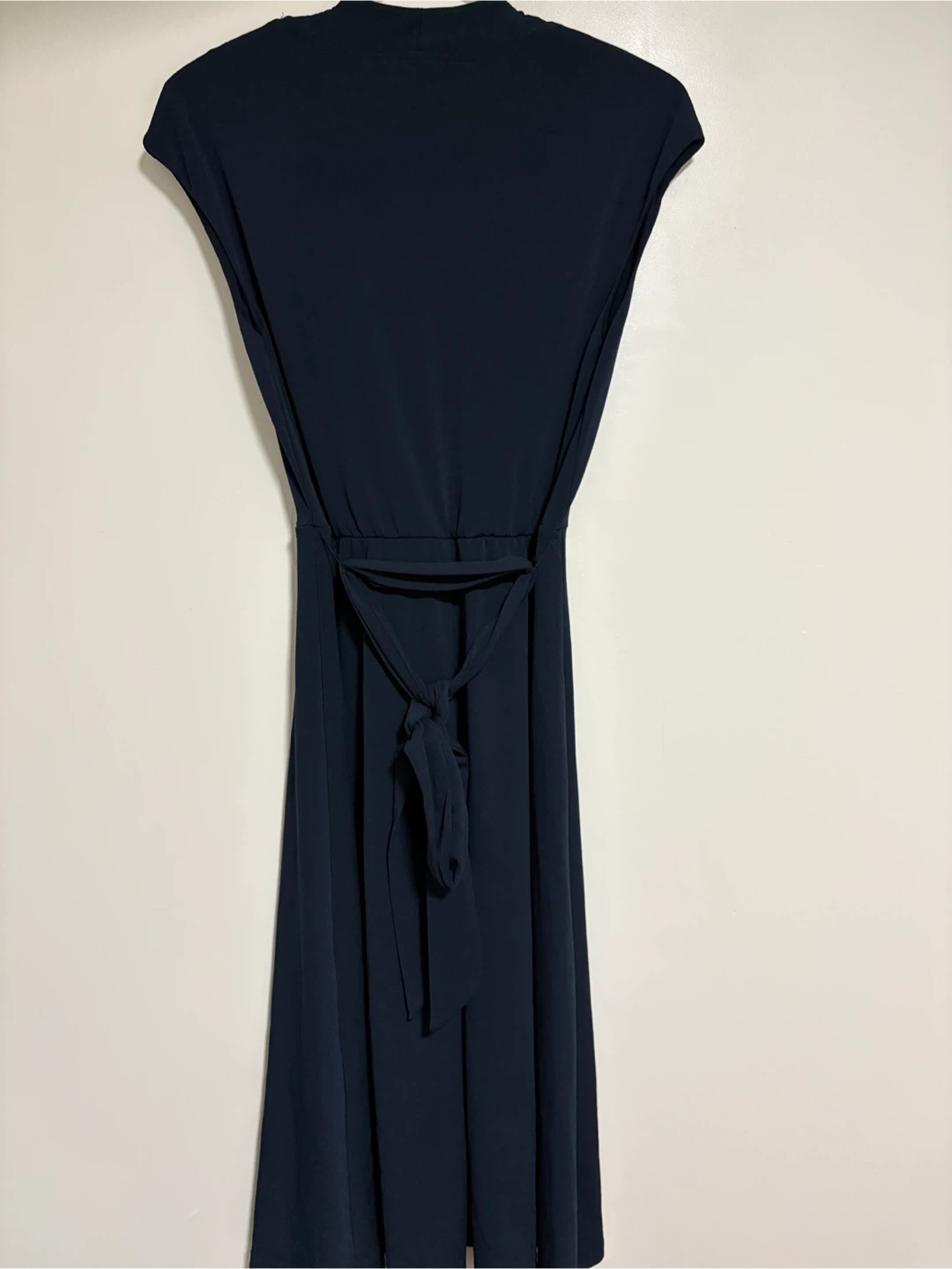 Navy Blue Wrap Dress - photo 2