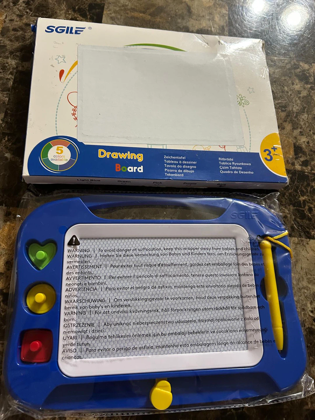 New-SGILE Magnetic Drawing Board for Kids