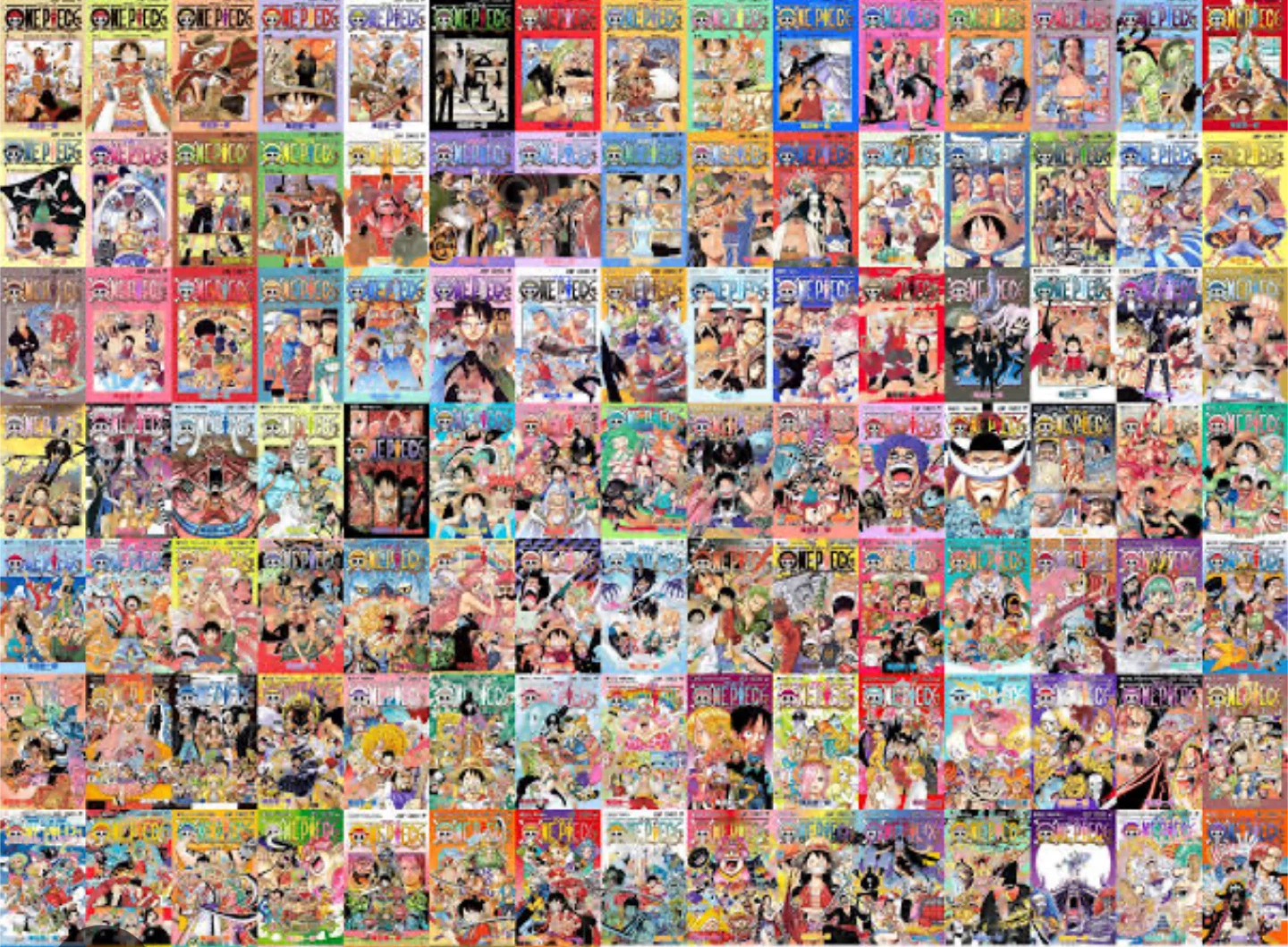 One Piece Manga Box Sets Volumes 1-107
