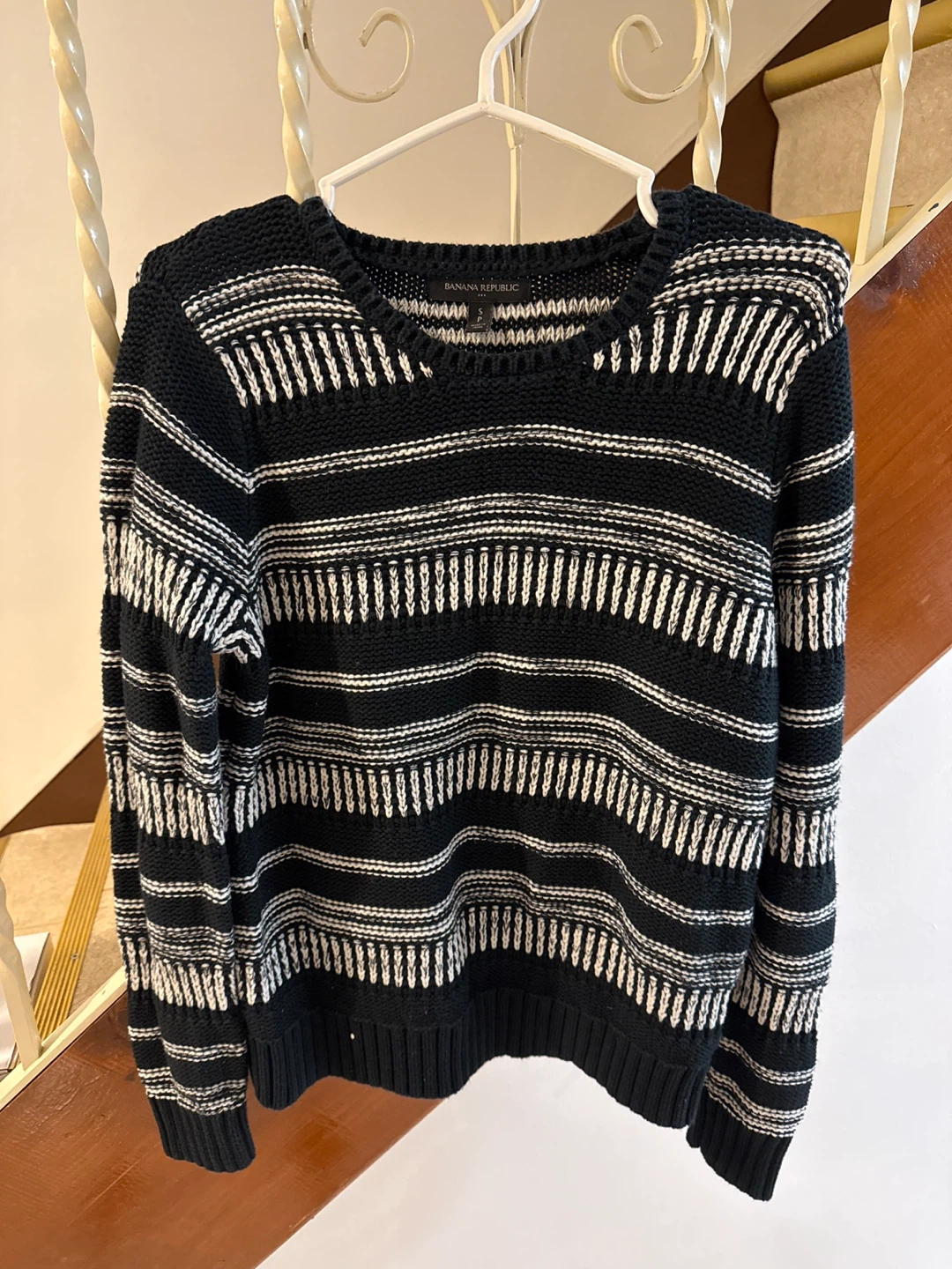 Banana Republic Women's Striped Sweater - Size S