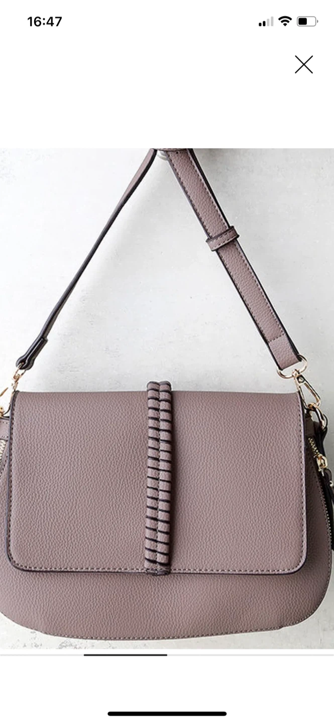 Lulus Measure Up Mauve Purse - photo 2