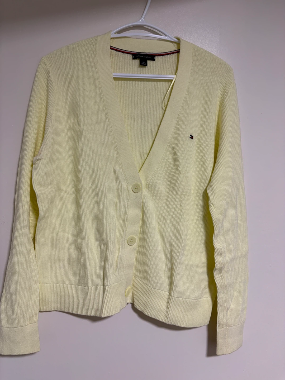 Tommy Hilfiger Yellow Cardigan S/P