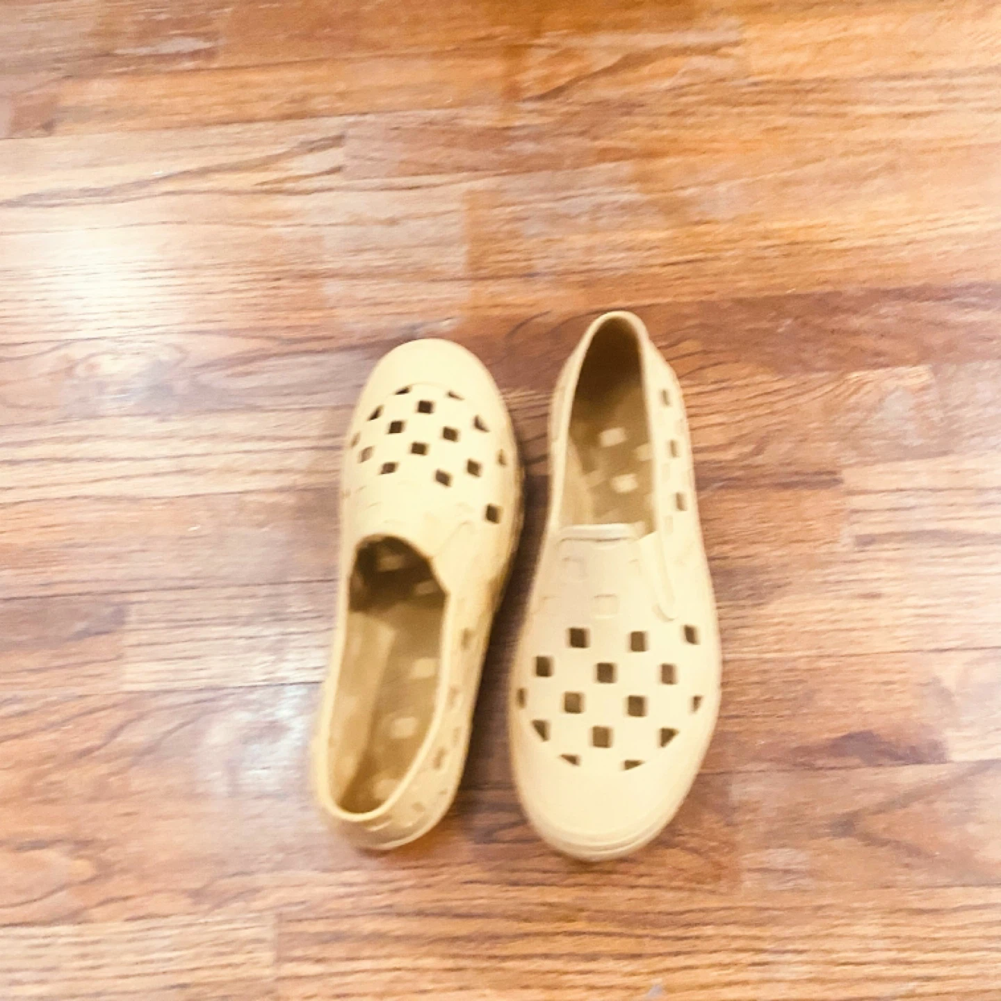 Yellow Clog Style Slip-On Shoes