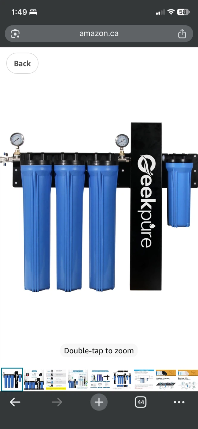 Geekpure whole house Water Filter System