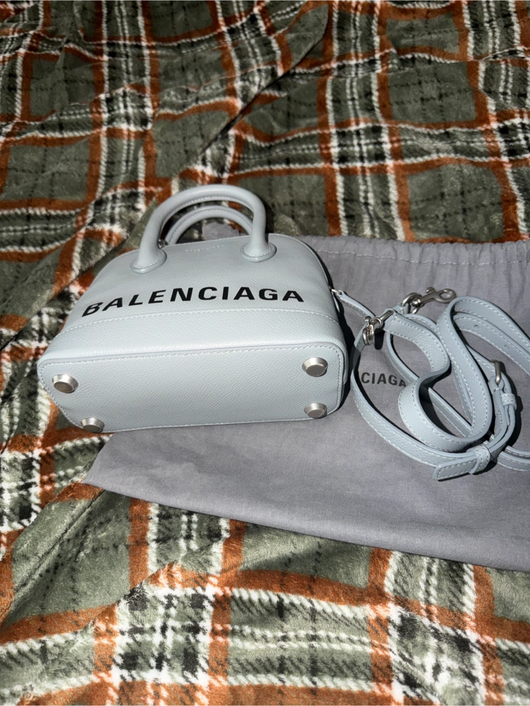Balenciaga Mini City Bag - Light Blue Leather - photo 5