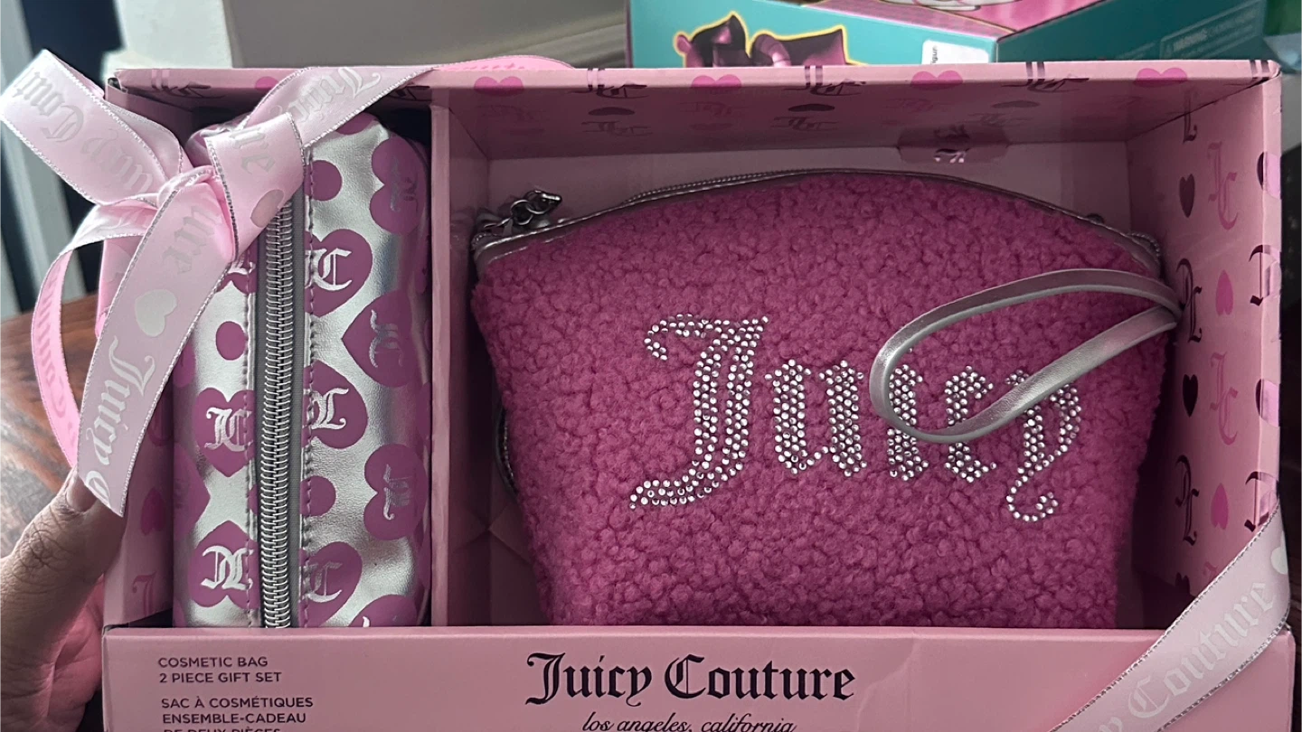 🩷Juicy Couture Cosmetic Bag 2 Piece Gift Set 🩷