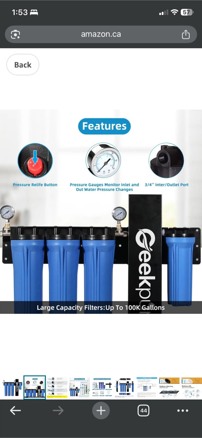 Geekpure whole house Water Filter System - photo 2