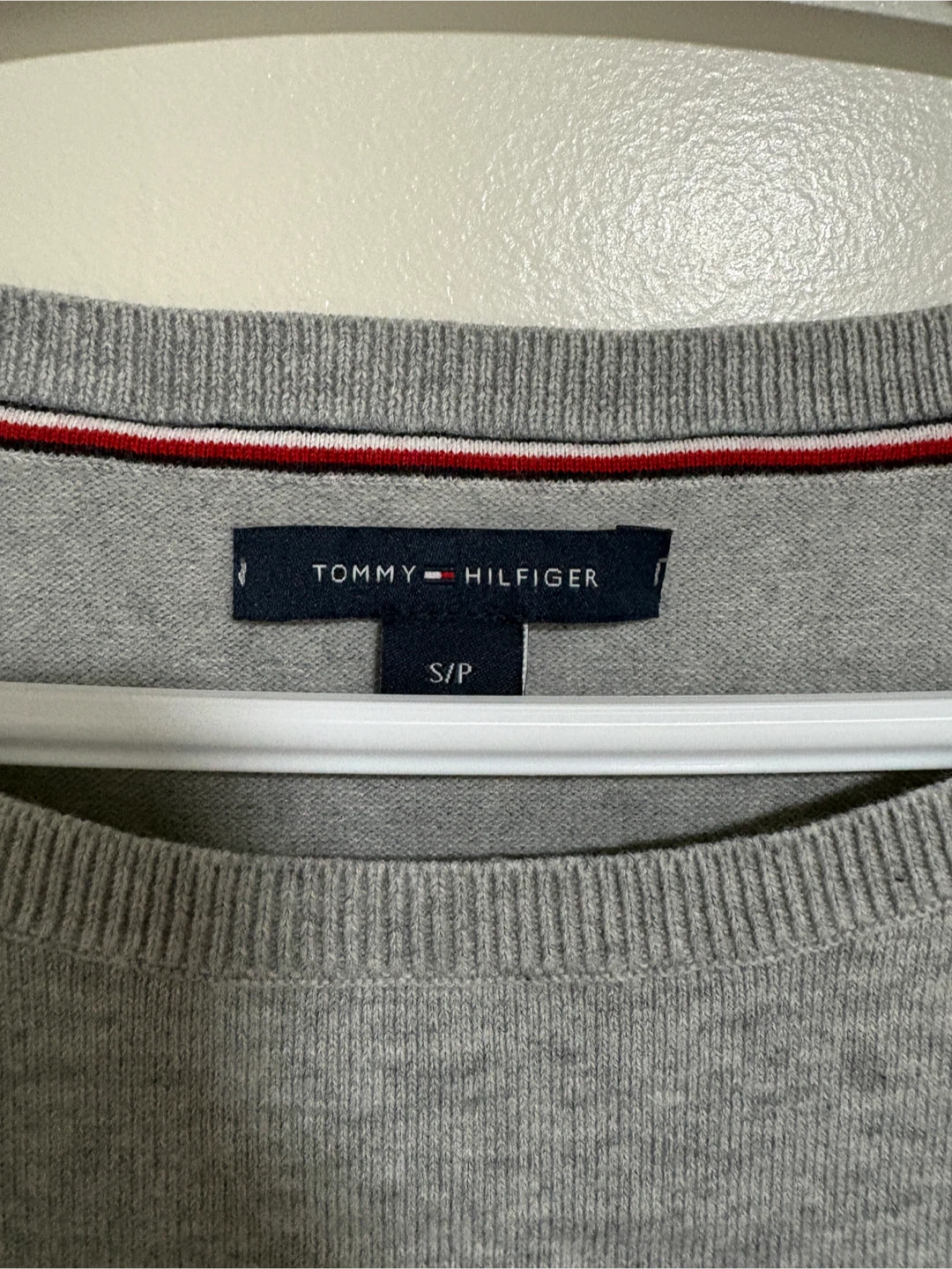 Tommy Hilfiger Grey Crew Neck Sweater Size S/P - photo 2