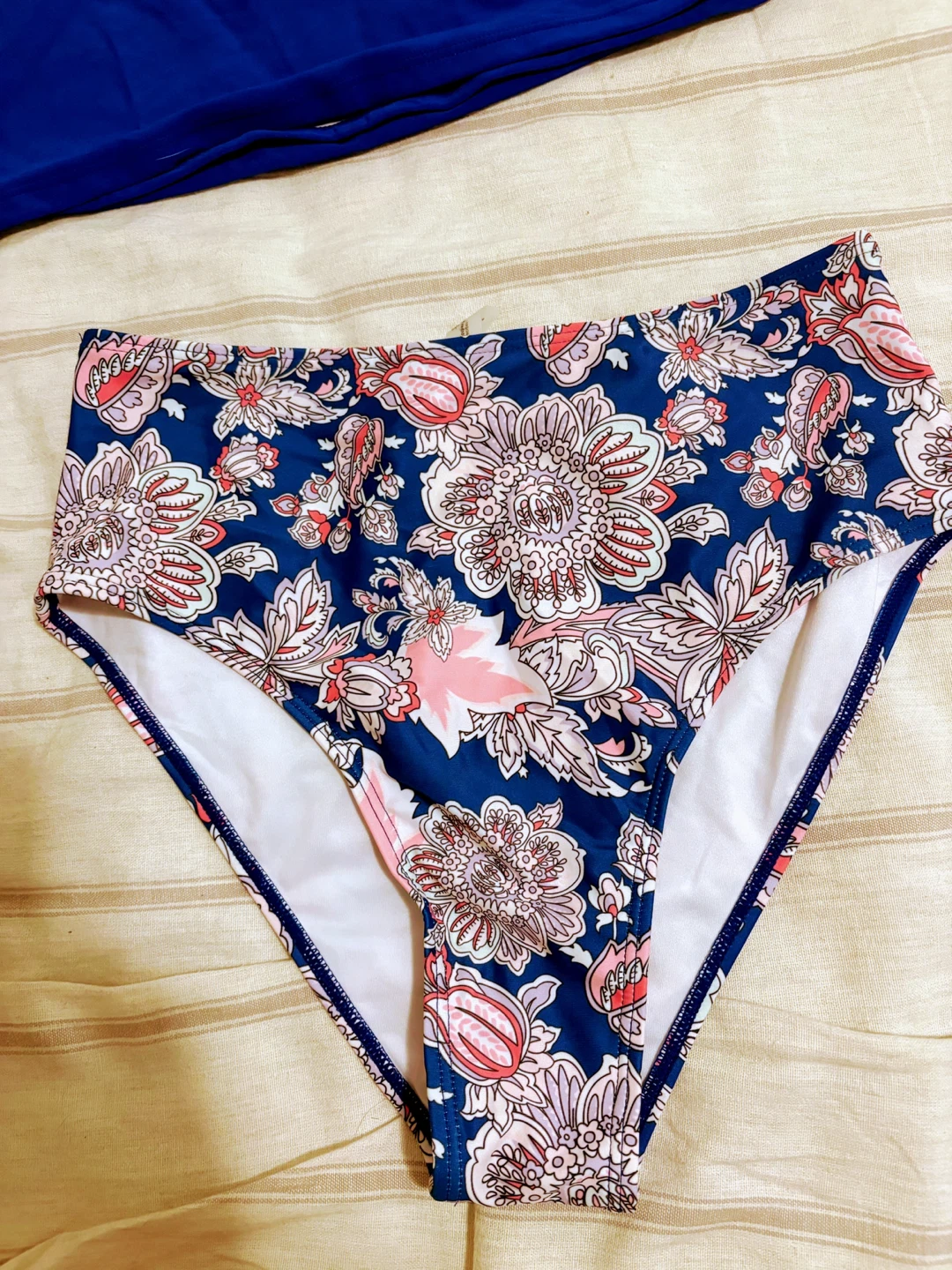 Zaful Women's Blue Floral Tankini Swimsuit Size S - photo 4