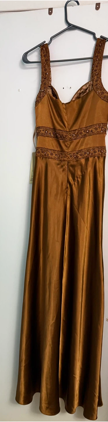 Elegant Long Brown Dress Woman’s size 10 (New with Tag) - photo 4