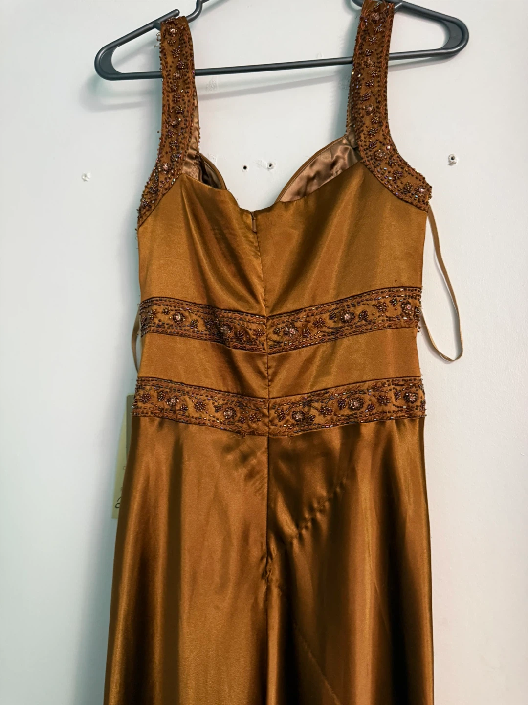 Elegant Long Brown Dress Woman’s size 10 (New with Tag) - photo 2