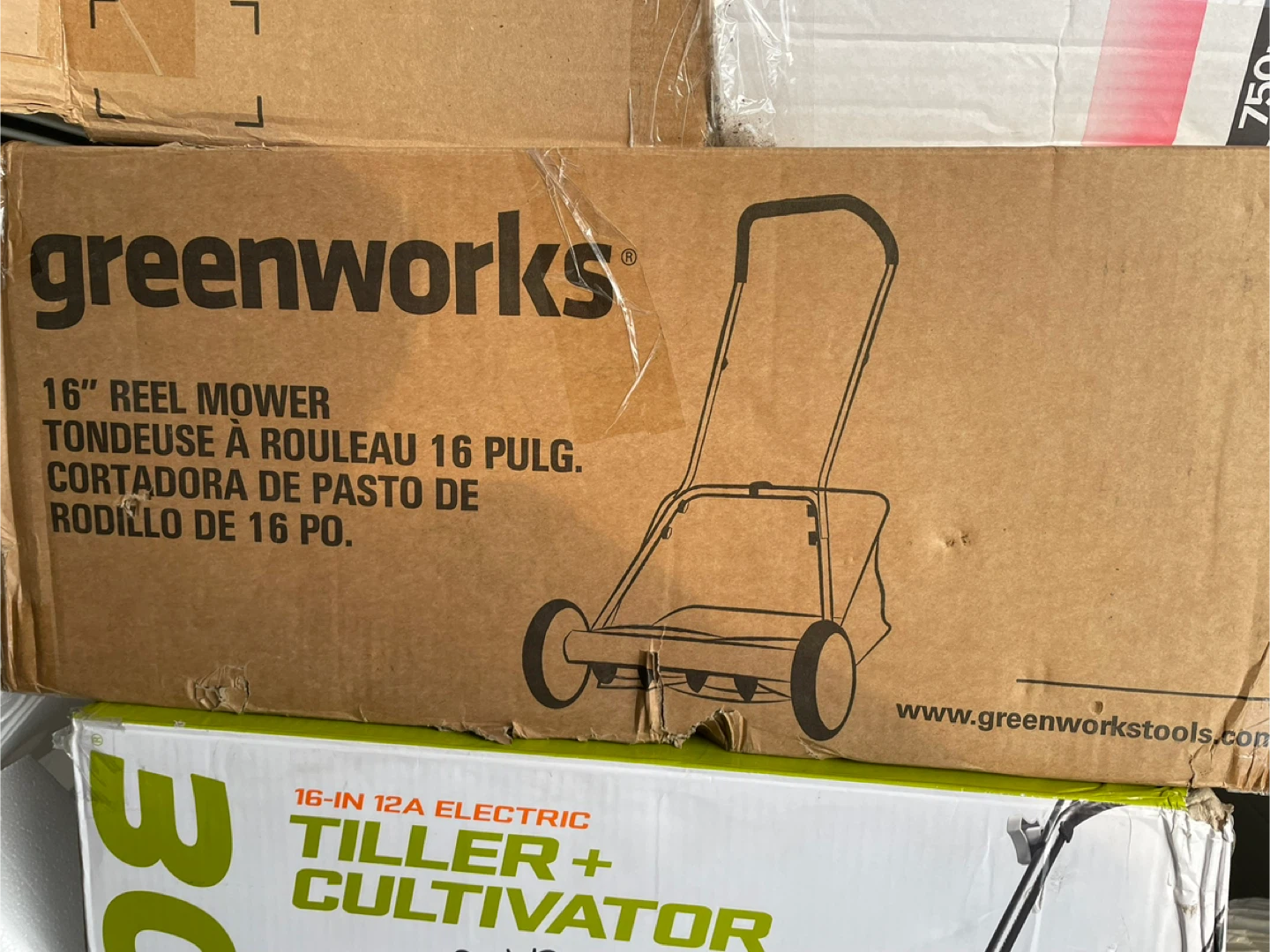 Greenworks 16" Reel Lawn Mower - photo 2