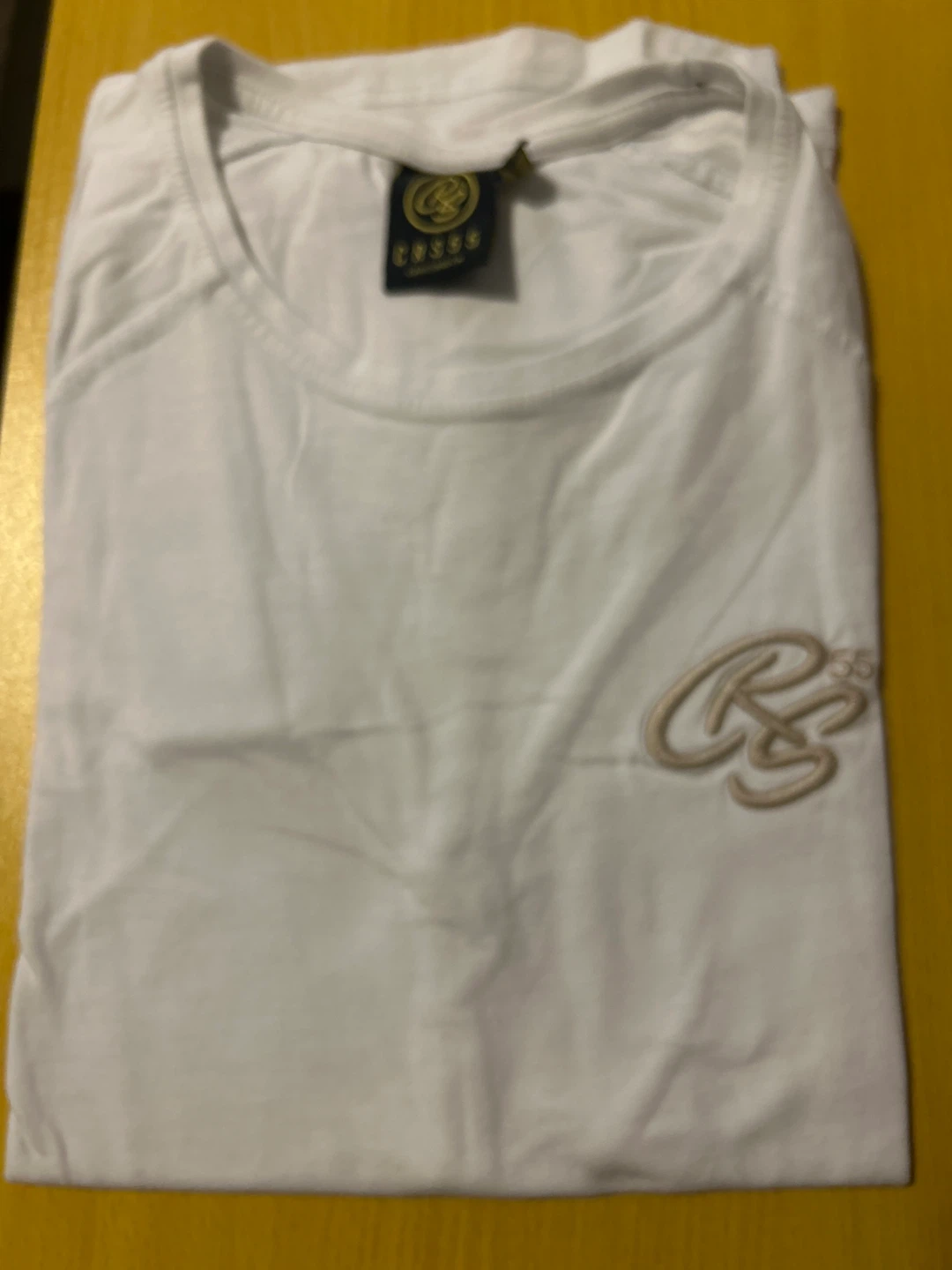 CRS55 Crosshatch White T-Shirt Medium