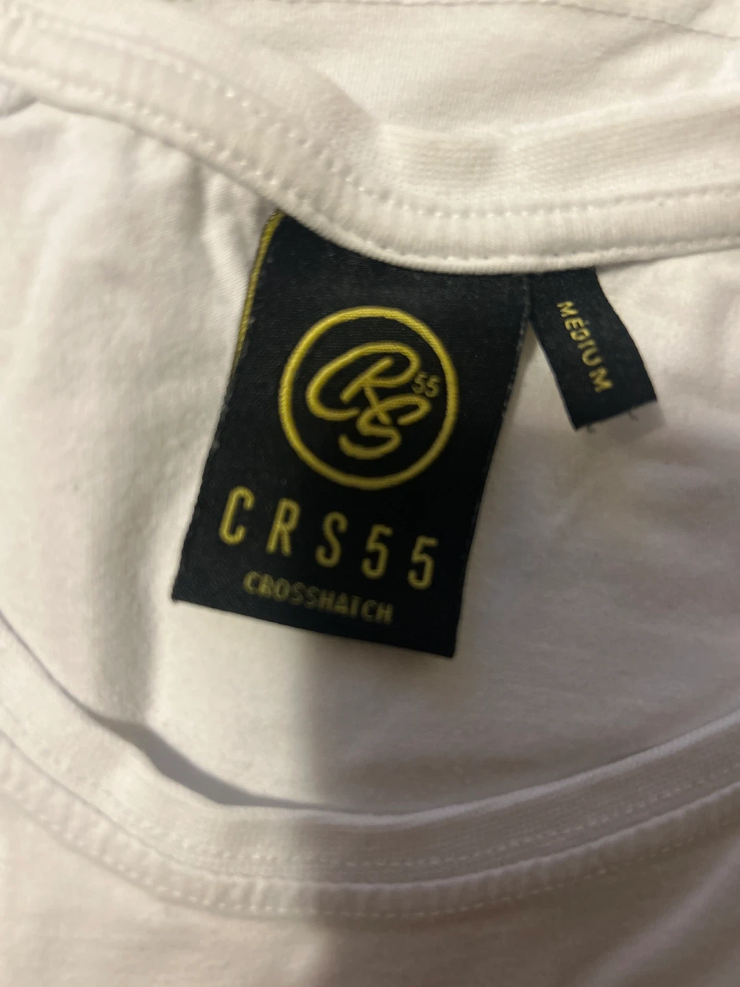 CRS55 Crosshatch White T-Shirt Medium - photo 2