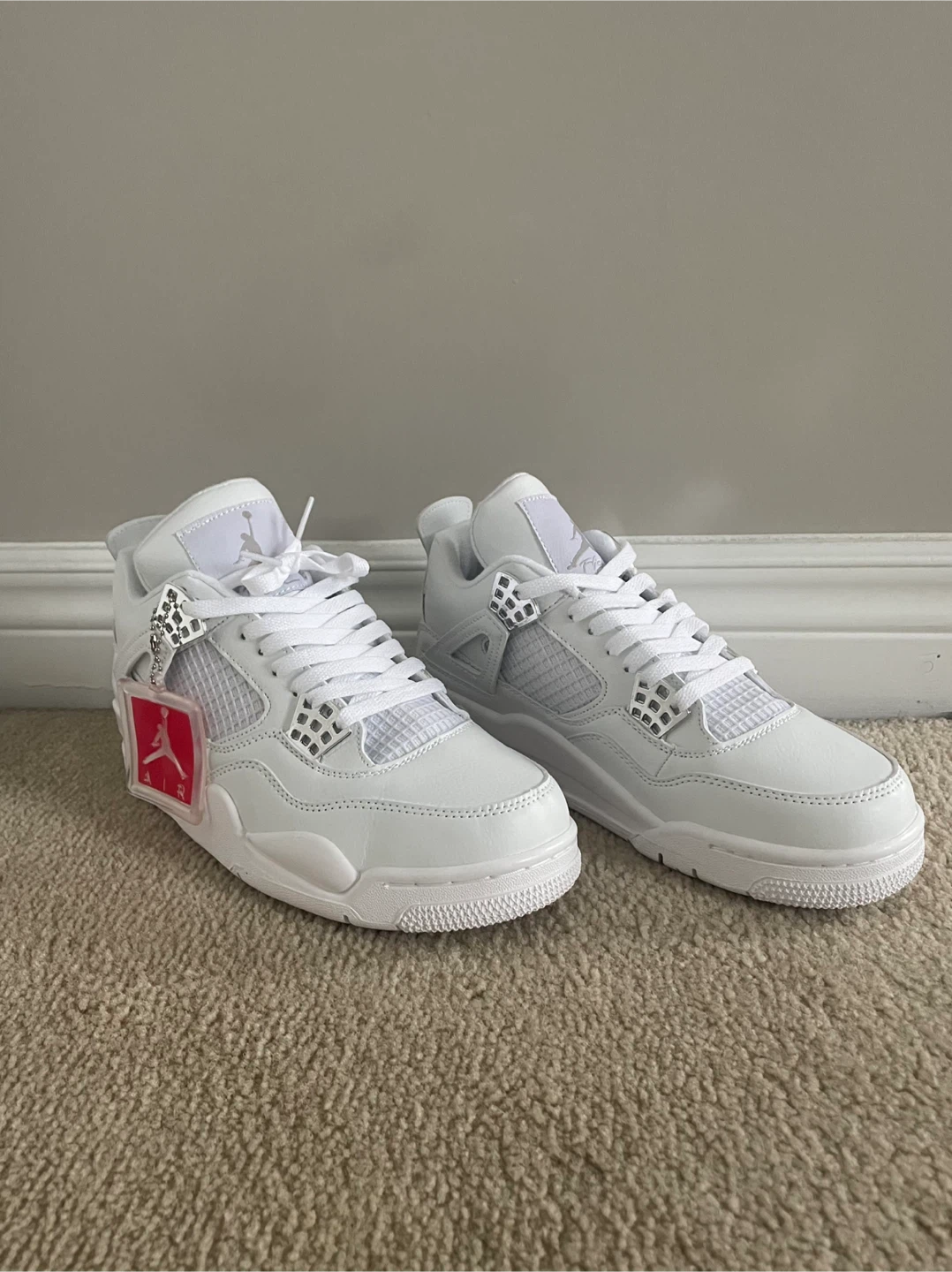 Air Jordan 4 "White " brand new size 10-7 - photo 2