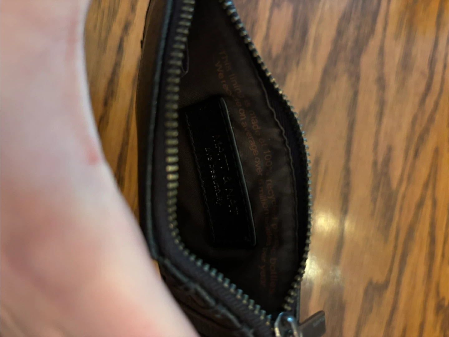 MATT & NAT Black Leather Cardholder - photo 4