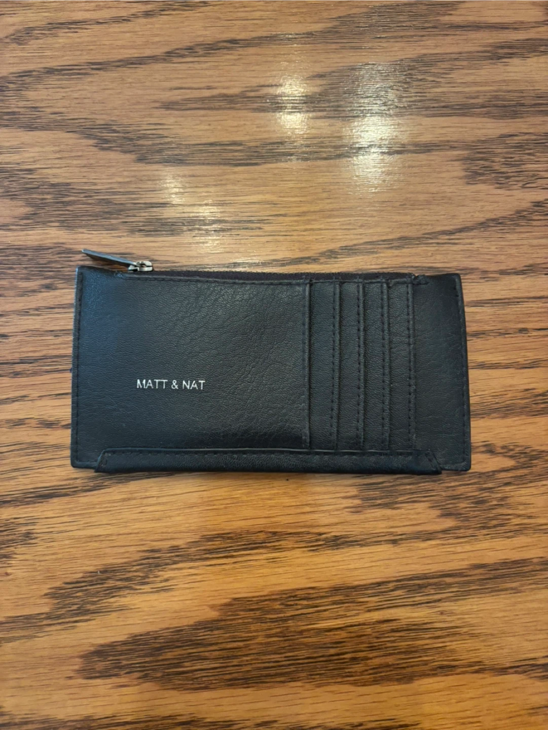 MATT & NAT Black Leather Cardholder - photo 2