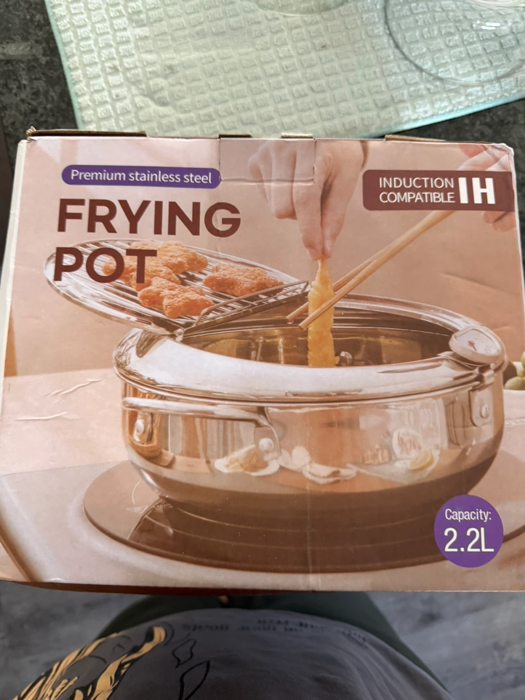 Stainless Steel 2.2L Frying Pot