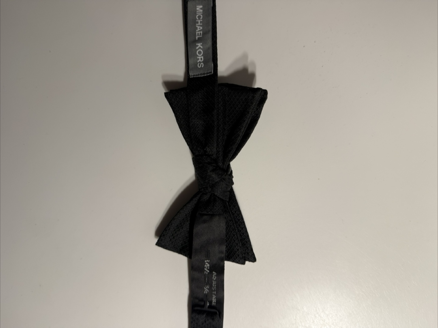 Michael Kors Black Textured Bow Tie - men - photo 2