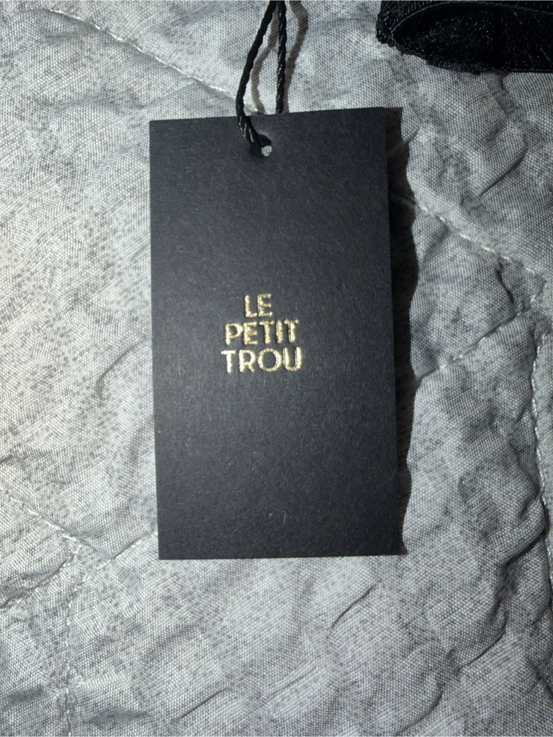 Le Petit Trou Black Sheer Lace Bra