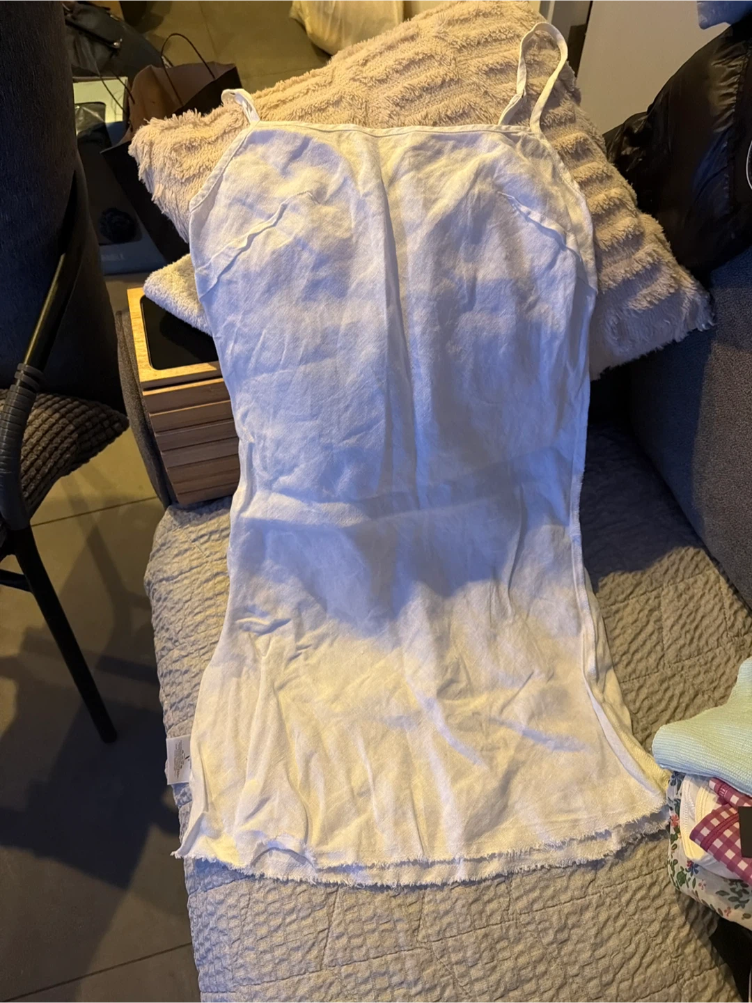 VENROY Women's XS 100% Linen Cami Top - photo 3