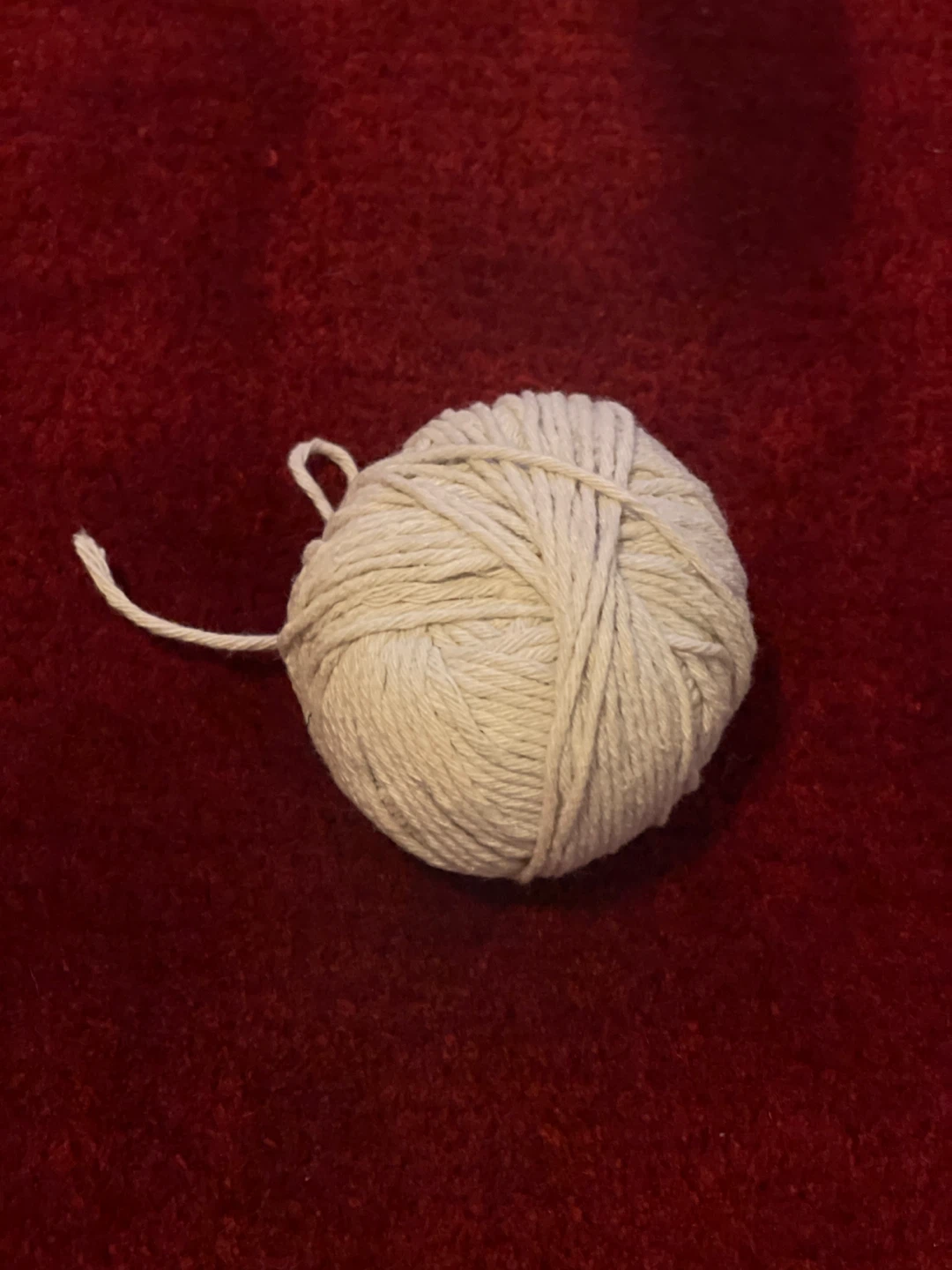 Lightweight Yarn Ball - Cream