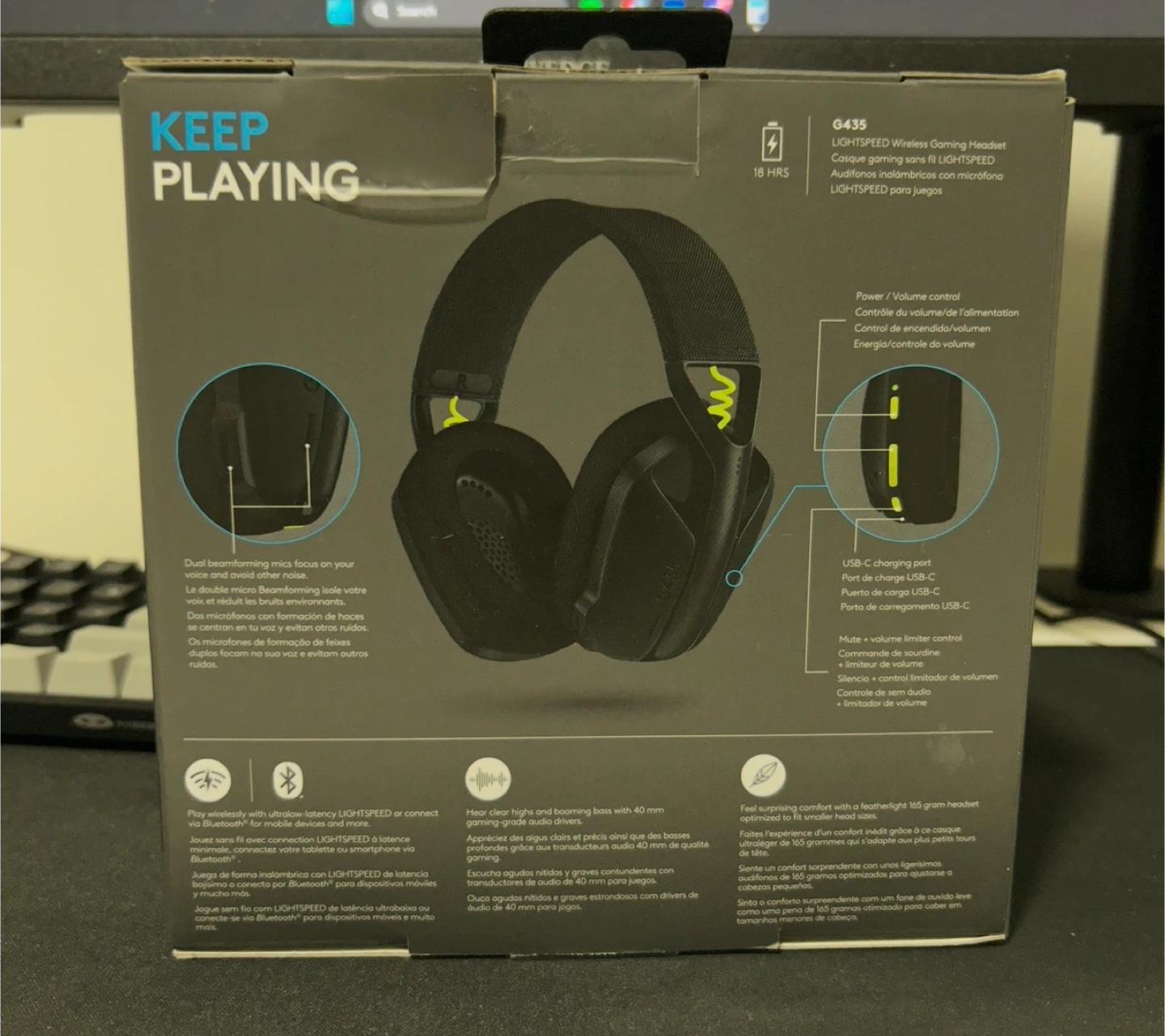 Logitech G435 LIGHTSPEED Wireless Gaming Headset - photo 4
