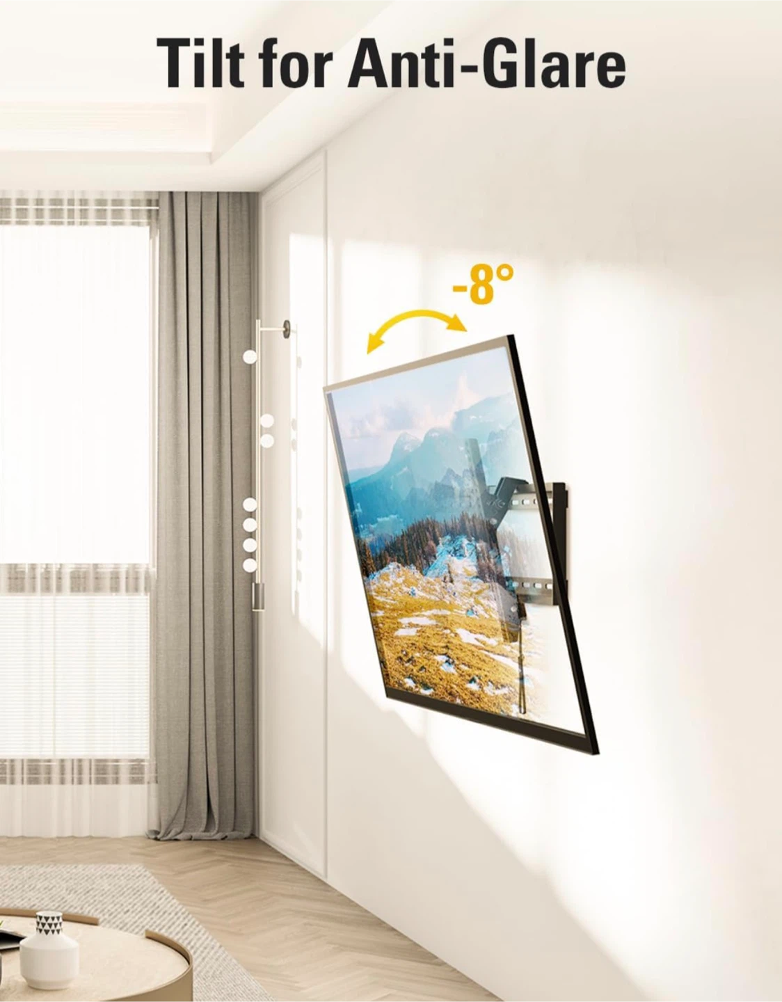 TV Wall Mount 37"-75" - Tilt for Anti-Glare - photo 5