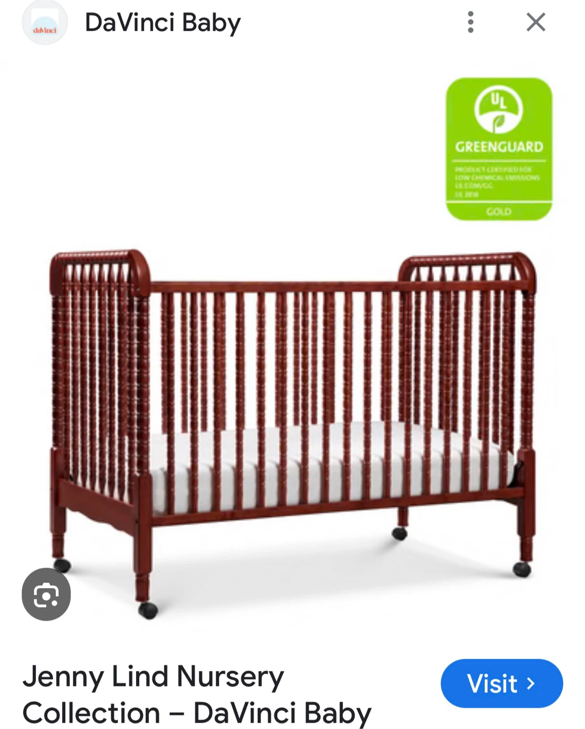 DaVinci Jenny Lind Changing Table