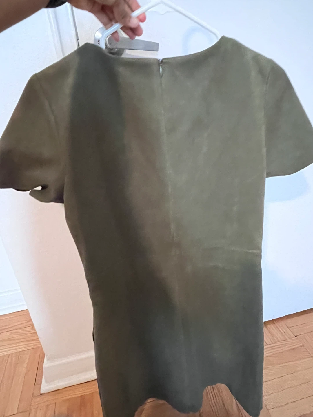 BONOBO INSTINCT Green Suede-like Mini Dress - photo 2