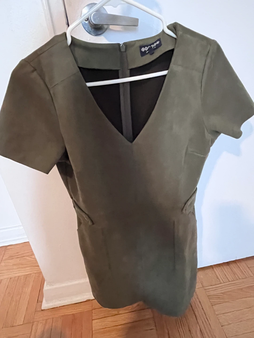 BONOBO INSTINCT Green Suede-like Mini Dress - photo 3