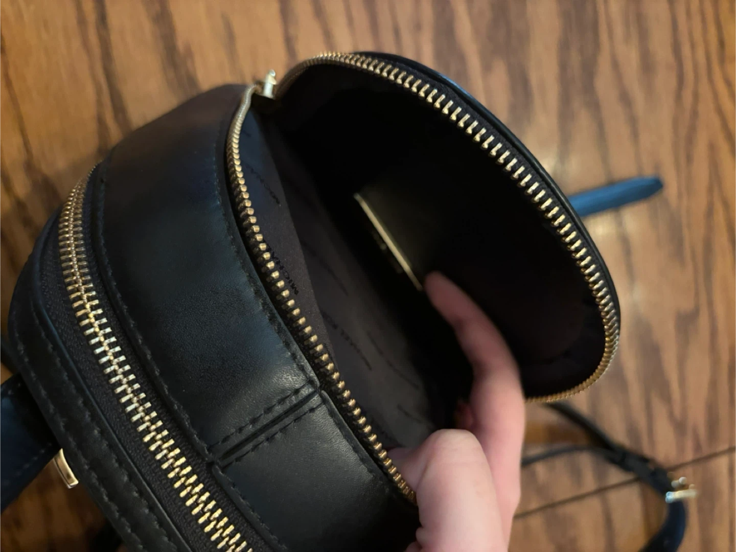 Michael Kors Black Leather Mini Backpack - photo 5