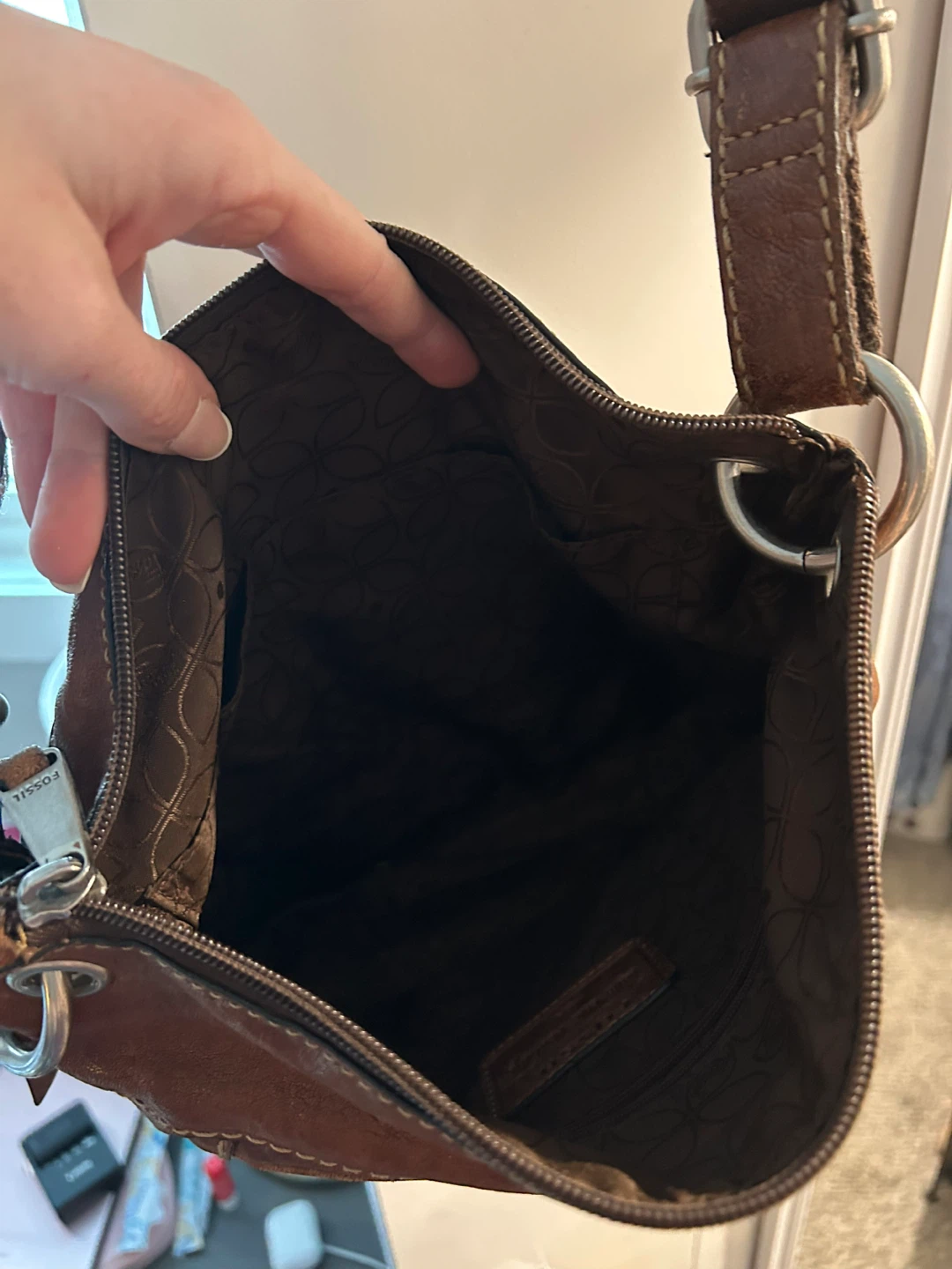 Fossil Leather Shoulder Bag - photo 3