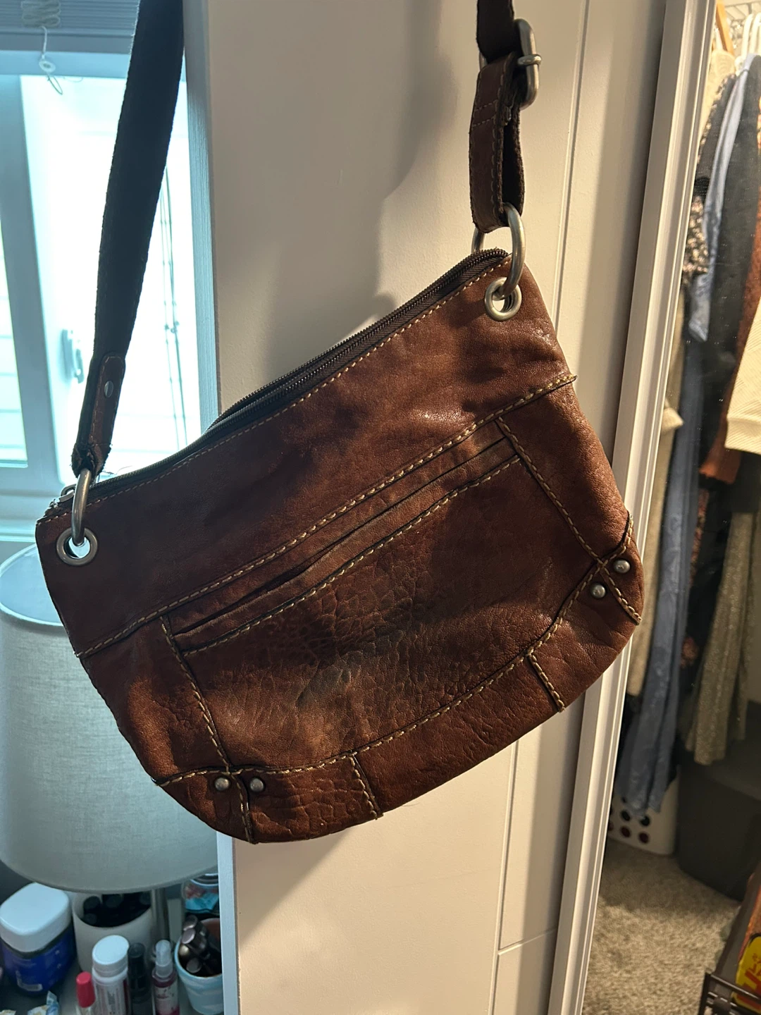 Fossil Leather Shoulder Bag - photo 2