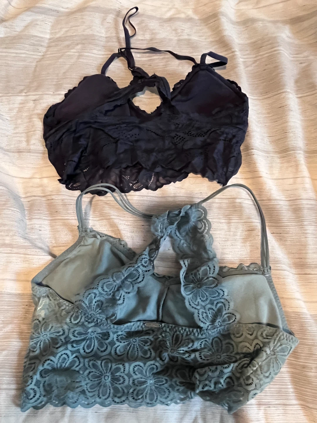 Aerie & Gilly Hicks Bralettes - Navy & Blue, Size M - photo 2