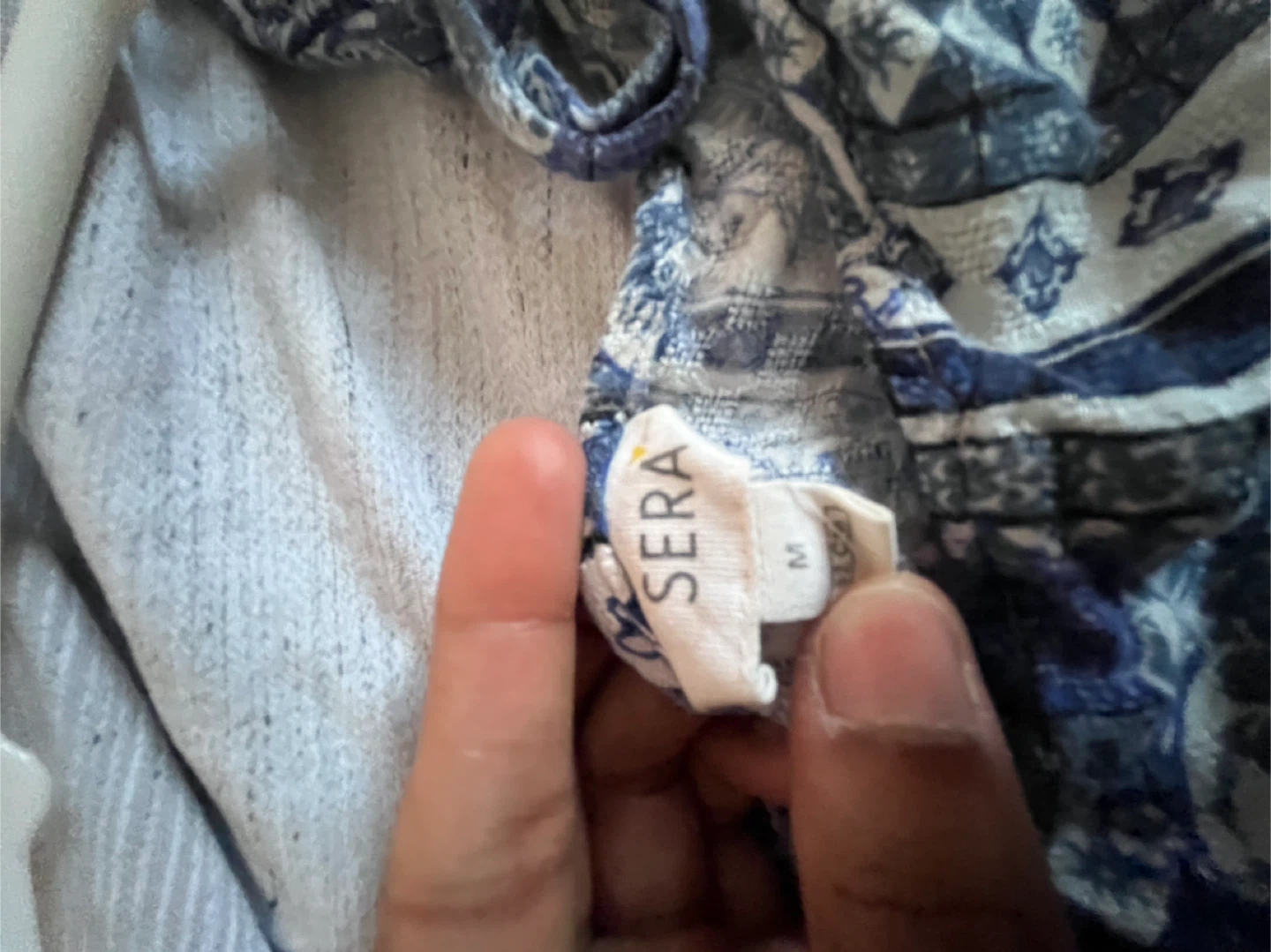 Blue and White Patterned Jumpsuit - photo 4