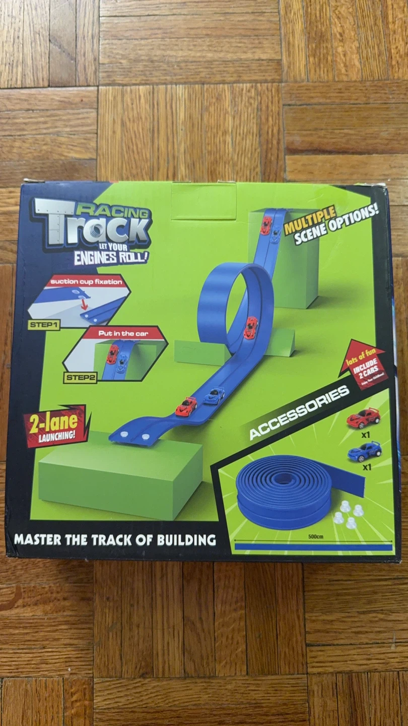 Brand New Flexible Racing Track Set with 2 Cars