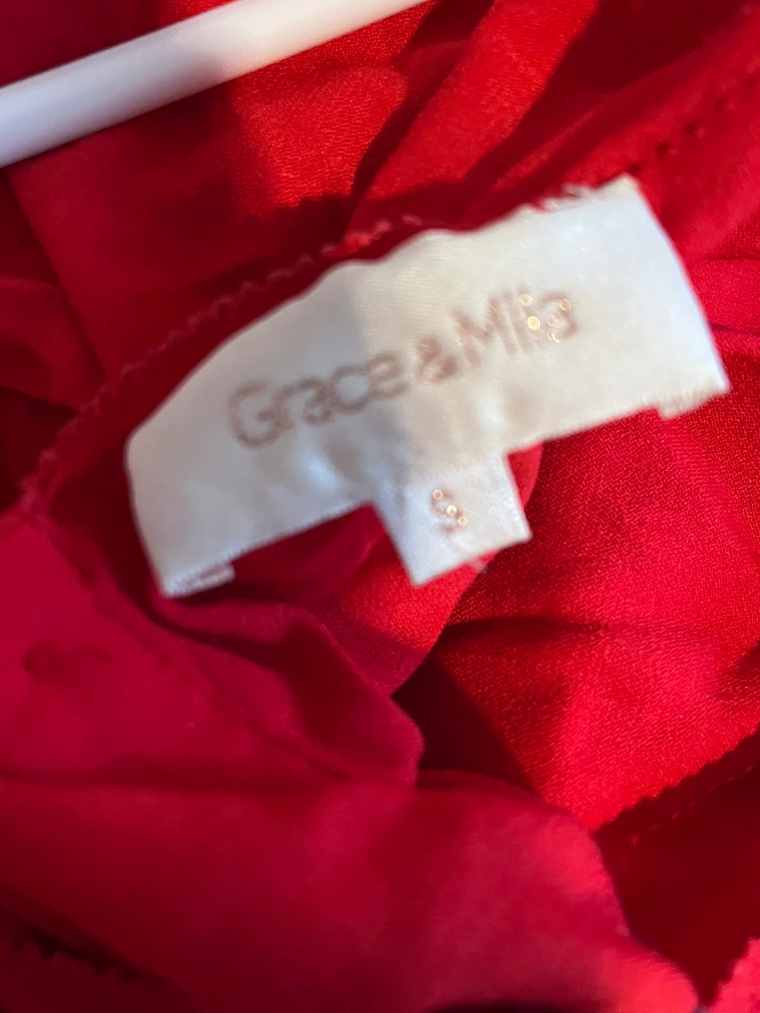 Grace & Mila Red Button-Up Tank Top - photo 3
