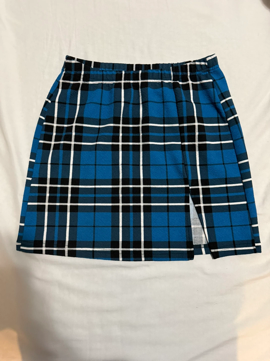 SHEIN Plaid Mini Skirt Size S